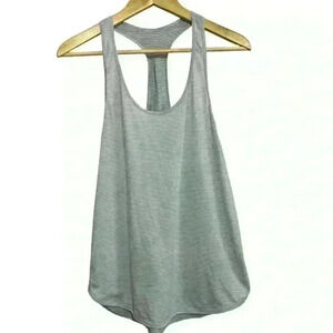 Lululemon Singlet Striped Racerback Lavendar Tank Women's Size 2
